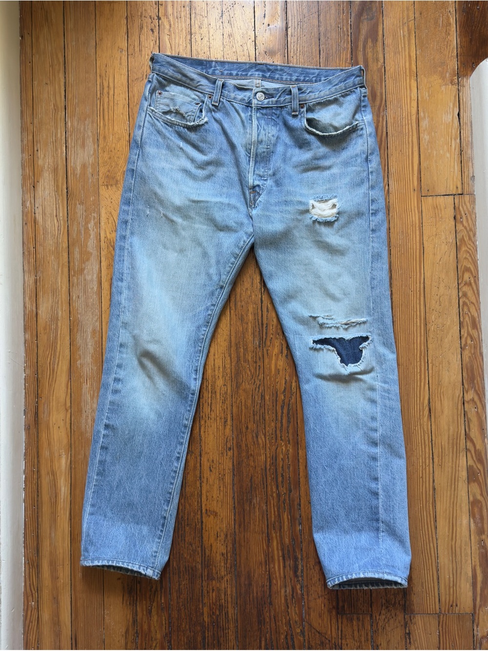 Levi’s Vintage Clothing LVC 1966 501 Customized Selvedge 33 X 32 Fits 31 X 29
